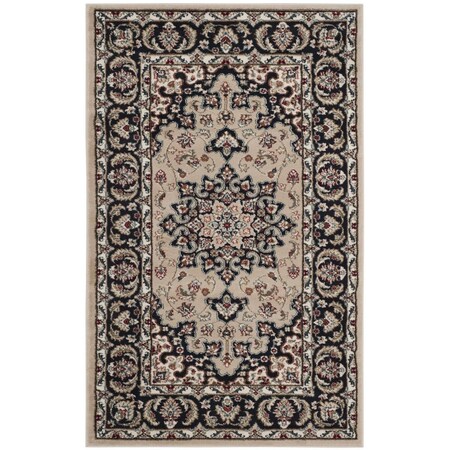 Safavieh Lyndhurst Small Rectangle Area Rug Cream & Anthracite - 3 ft.-3 in. x 5 ft.-3 in. LNH336K-3